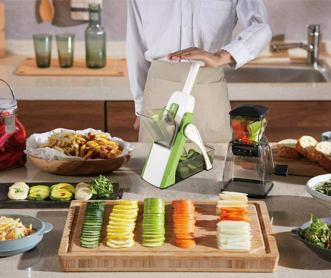 Adjustable Multi-function Cutter Vertical Vegetable Cutter Kitchen