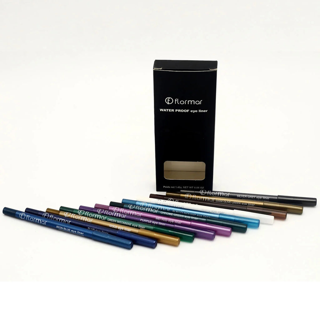 Eye Liner Pencil 12 Pencils Pack | water proof eyeliner