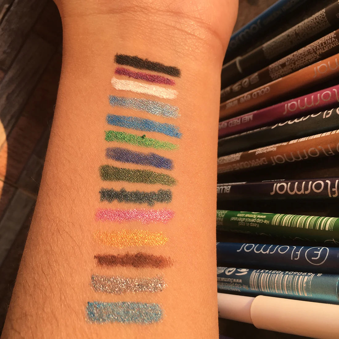 Eye Liner Pencil 12 Pencils Pack | water proof eyeliner
