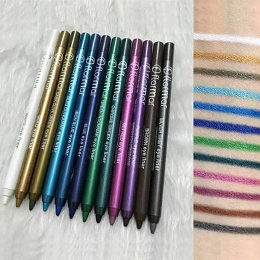 Eye Liner Pencil 12 Pencils Pack | water proof eyeliner