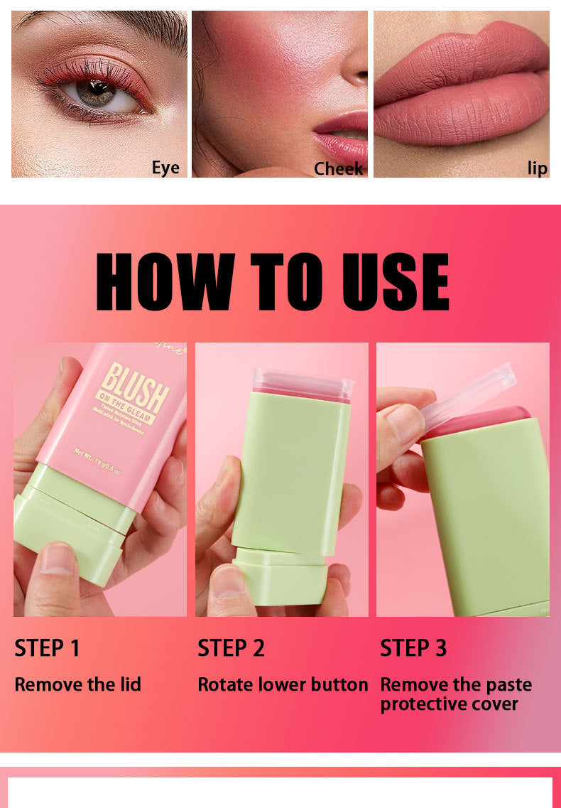Pixi by petra Blush Stick Waterproof Multi Functional Easy Color Delicate Moisture - Fleur