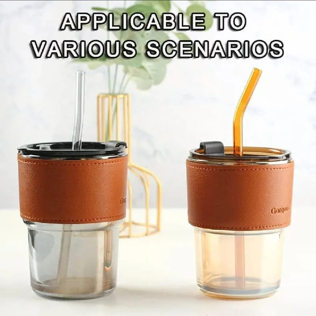 Reusable Coffee Mug with Straw – Leakproof Lid