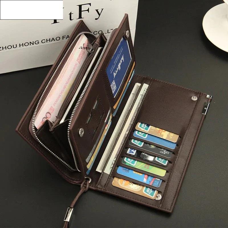 Kingro Premium Long Zipper Wallet with Phone Pocket – Multi Card Holder Organizer for Men & Women