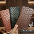 Men’s Quilted Leather Bifold Wallet | Slim & Stylish | Multiple Card Slots|