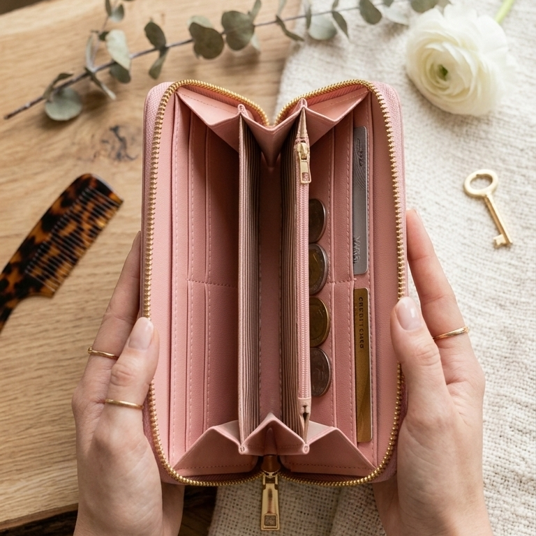 Unggi Wallet – Stylish Zip Around Wallet for Women
