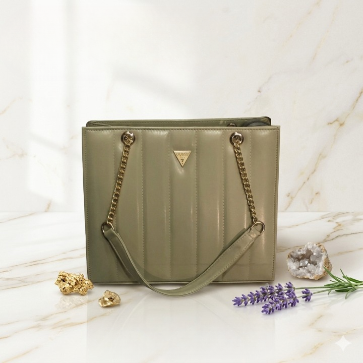 Guess Handbag 13x11 Inches Elegant Chain Strap Designer Bag