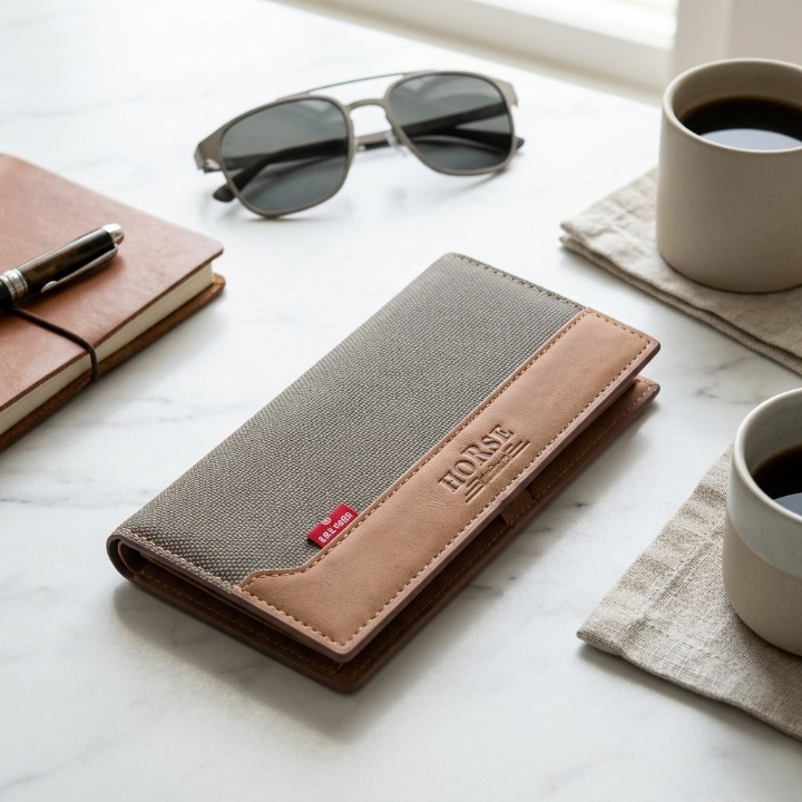 Horse Design Wallet – Stylish Leather Wallet for Men & Women durable material for everyday use
