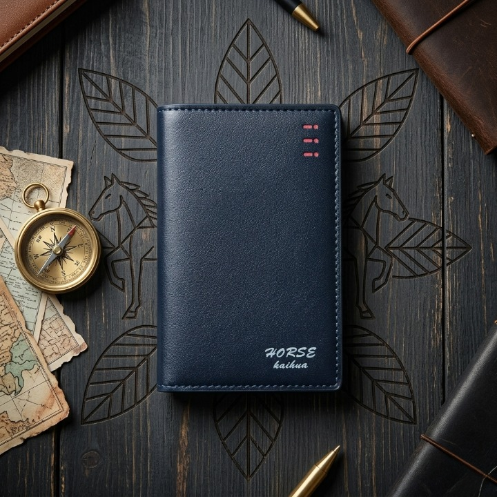 Horse Design Men’s Wallet Premium Leather Wallet for Men Stylish Horse