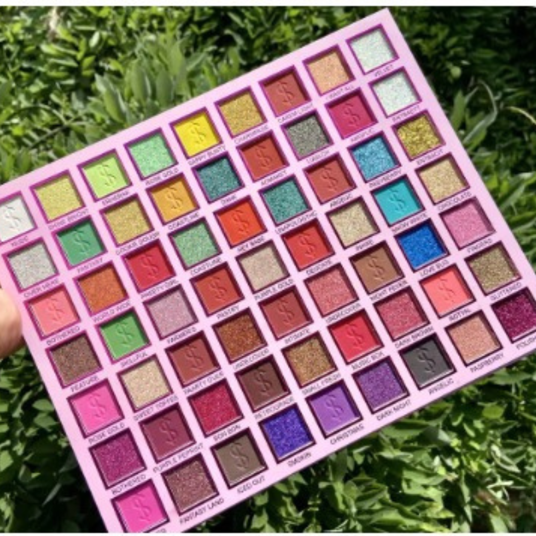 63 colors Eye shadow palette High quality Long Lasting High pigmentation Water proof make up kit