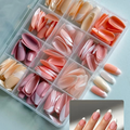 144 Pcs Multicolor Nails Box – Stylish, Durable & Easy-to-Use  for Everyday Fashion