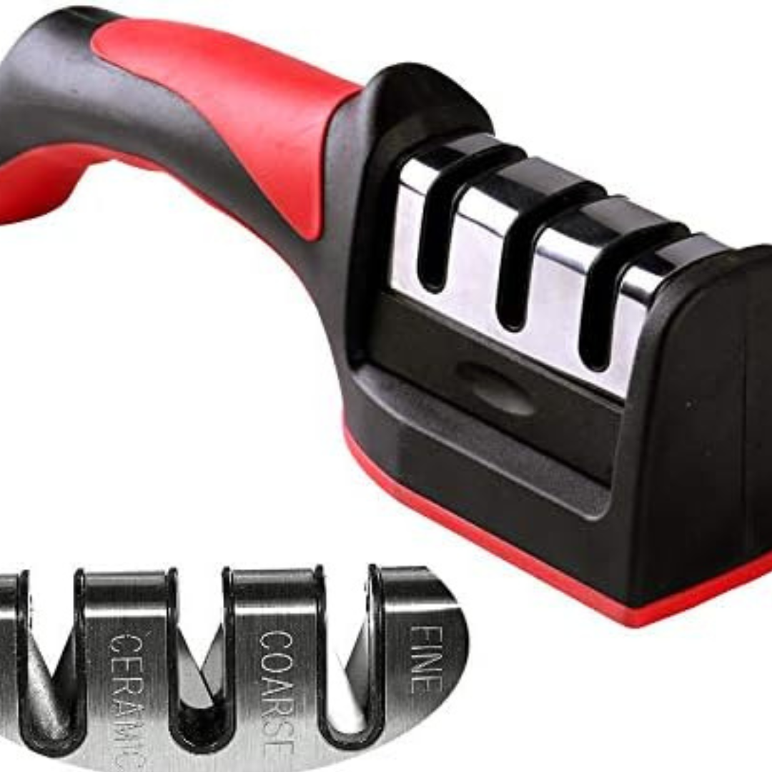 3-in-1 Knife Sharpener With Fruit And Meat Knife Peeler