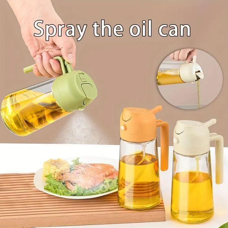 Oil Dispenser and Spray Bottle