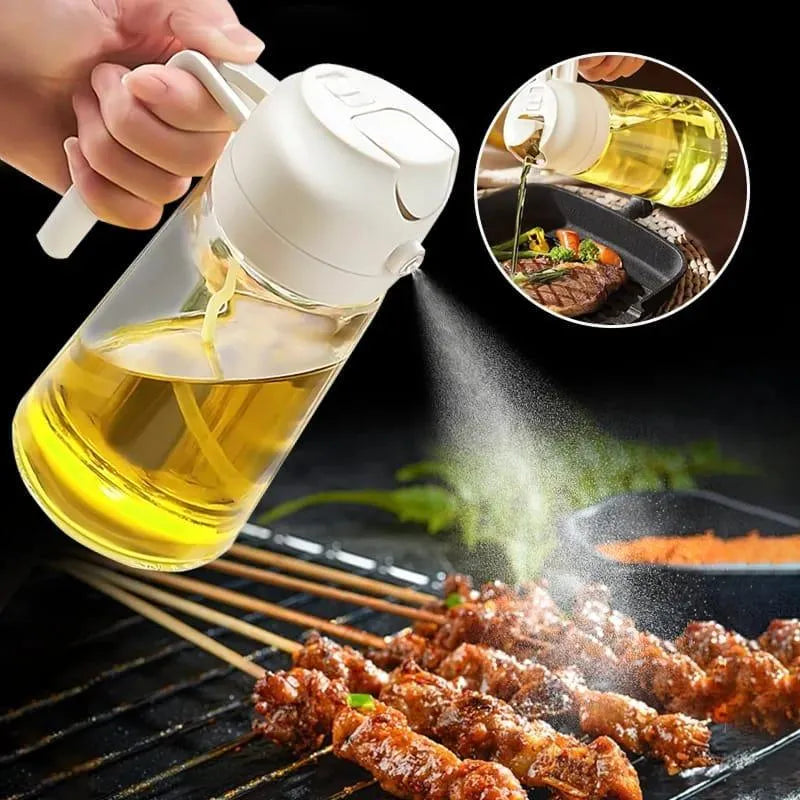 Oil Dispenser and Spray Bottle